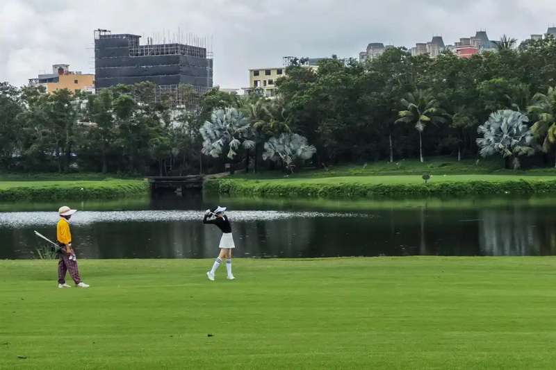 海南陵水鉴湖蓝湾高尔夫球会俱乐部球场